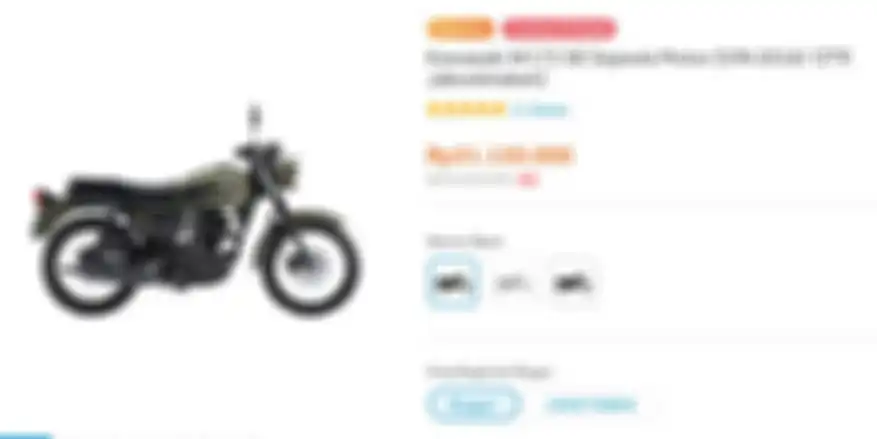 Harga motor Kawasaki
