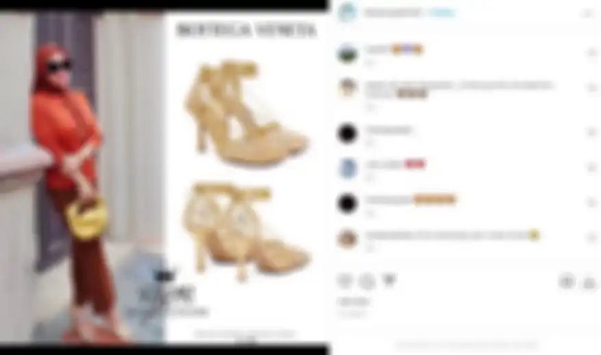 Komentar netizen melihat harga sepatu Syahrini