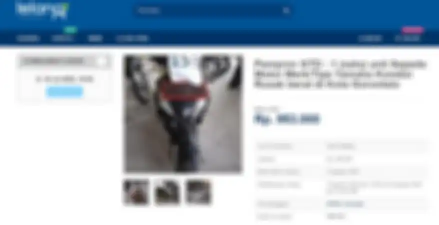 Buruan tawar dan bawa pulang motor Yamaha Jupiter MX tahun 2009.