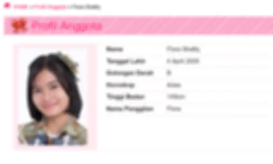 Profil Flora Shafiq, member JKT48