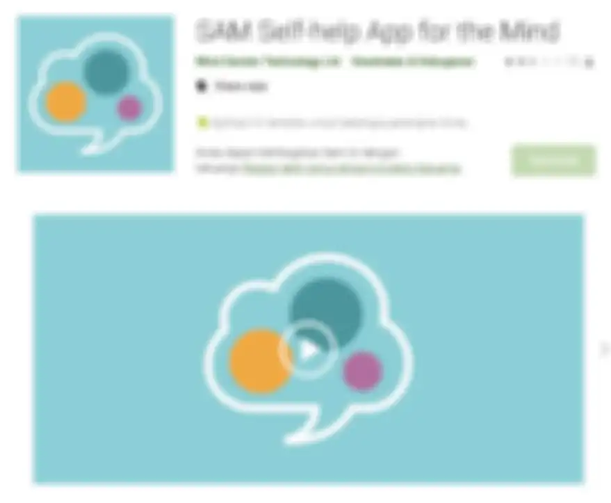 Aplikasi SAM untuk bantu kelola kesehatan mental di Google Play Store.