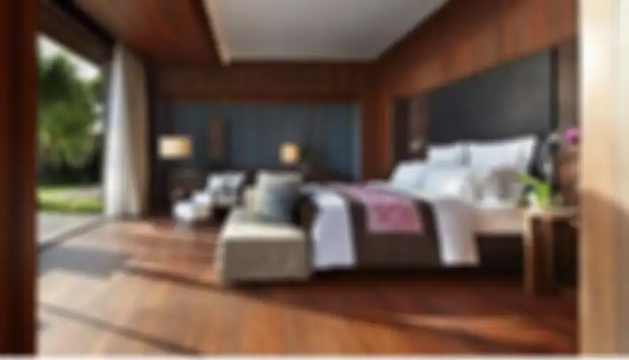 Desain kamar tidur menghadap taman ini memancarkan aura segar nan adem. Baru lihat 7 foto inspirasinya suami jadi malas kerja.