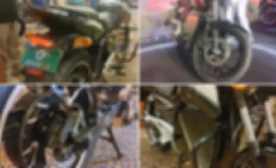 Beberapa komponen motor listrik Odysse Vader, kedua rem cakram.