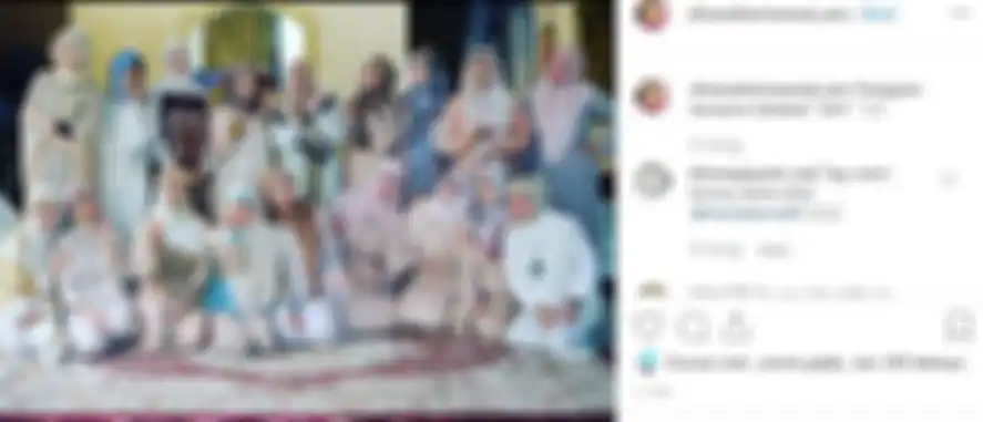 Silvana Herman bersama tema-teman pengajian