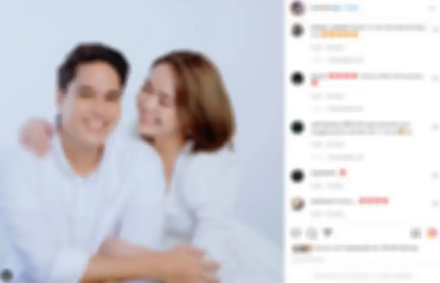 Komentar dukungan netizen diunggahan foto Mischa Chandrawinata dan Amanda Manopo