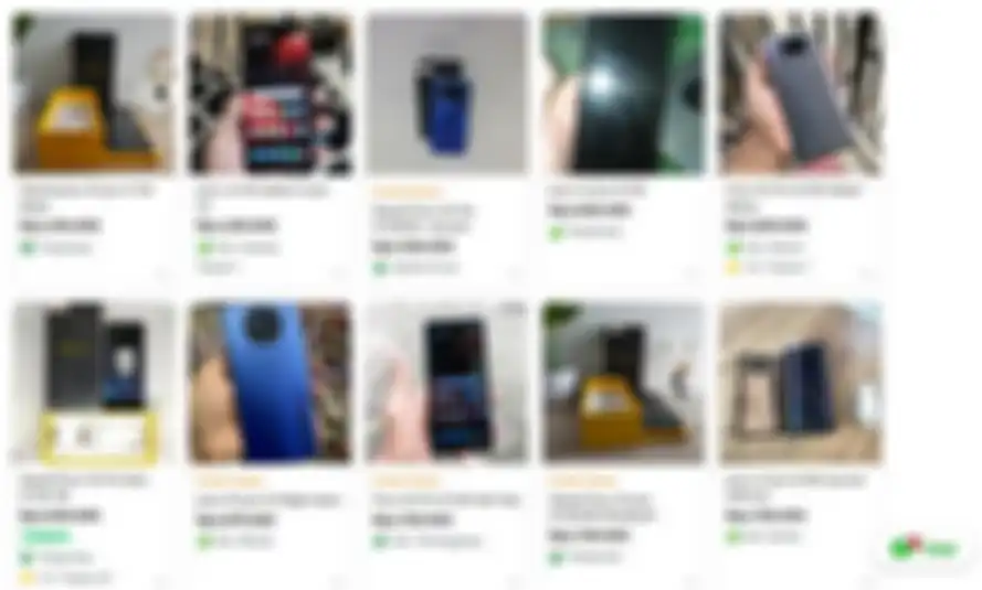 Harga hp second POCO X3 Pro di Tokopedia