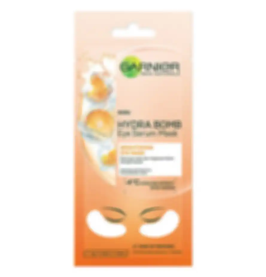 Solusi Menghilangkan Kantung Mata: Garnier Eye Serum Mask Orange