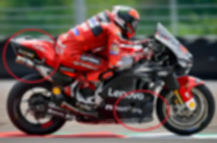 Detail Ducati Desmosedici GP22.