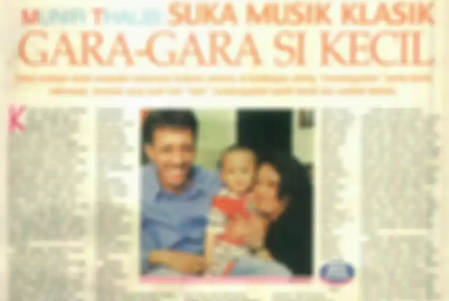 Munir Thalib ketularan suka musik klasik dari anaknya.