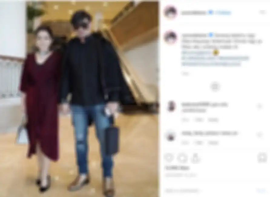 Foto unggahan Caren Delano bersama Mayangsari