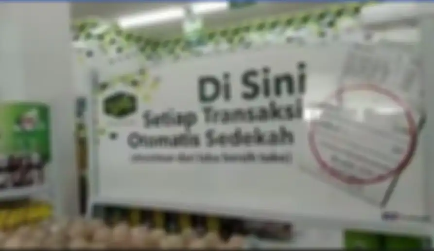 Setiap transaksi di Zohri Mart otomatis sedekah