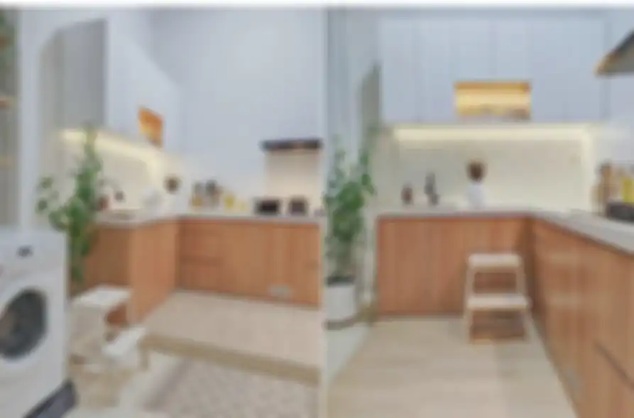 Desain kabinet dapur minimalis memulas area memasak jadi tampak cantik. Fungsinya juga maksimal di balik aesthetic. Simak 8 foto hasilnya. 