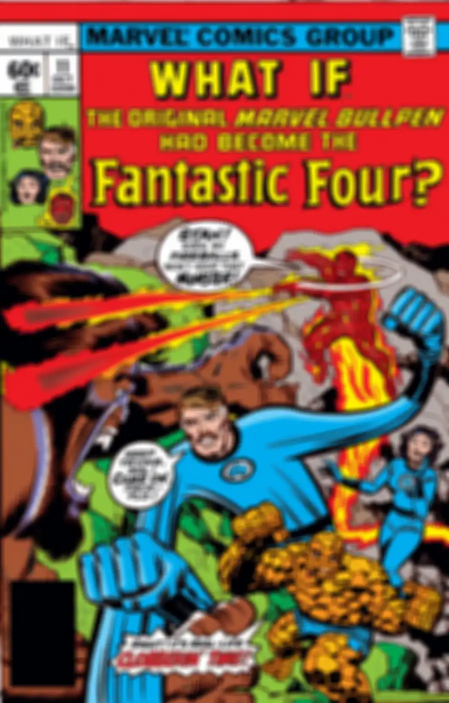 Komik What If the Fantastic Four Were the Original Marvel Bullpen?