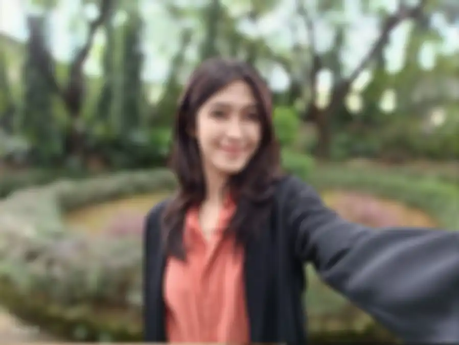 Foto dengan efek kedalaman atau bokeh dari HP OPPO Reno series