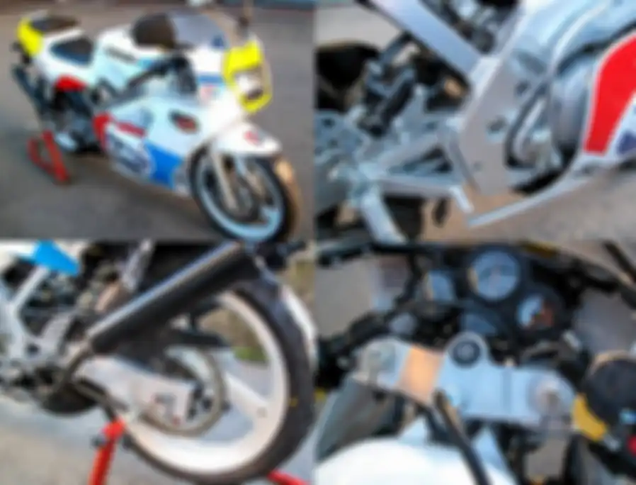 Penampakan Suzuki RGV250 Pepsi yang tersimpan 32 tahun