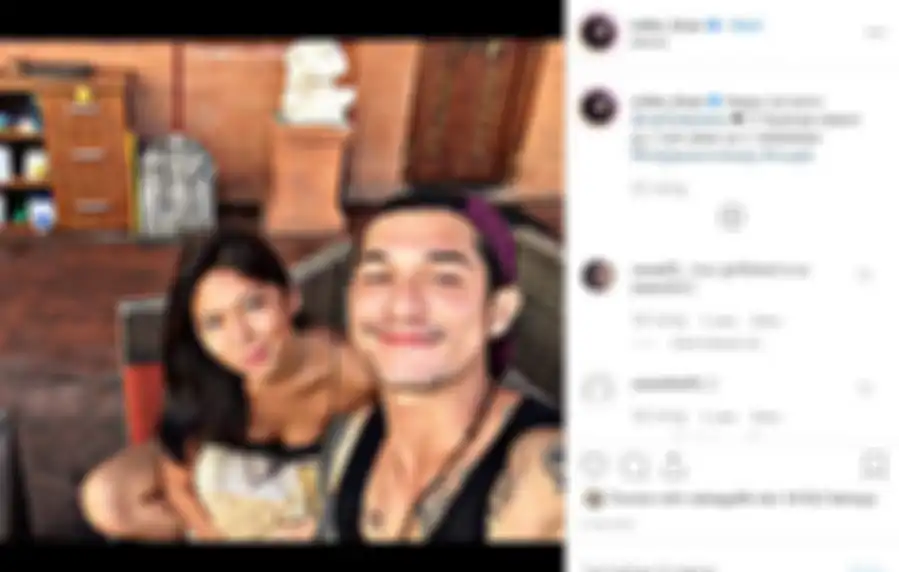 Miller Khan bersama pacarnya, Nathalie Stephens