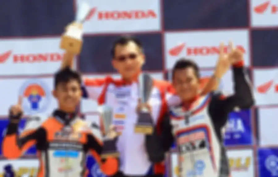 Fitriansyah Kete (Astra Racing Tim (ART) Jogja) juara umum kelas Expert naik Honda Supra GTR 150 pakai knalpot Proliner 