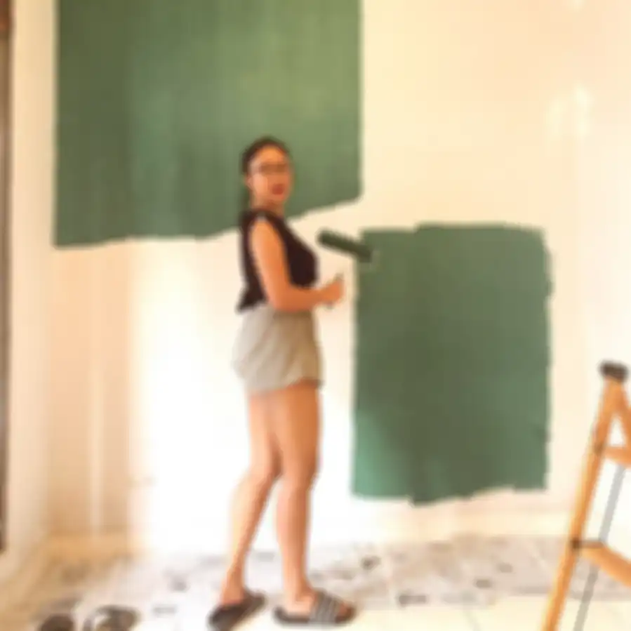 Penampilan rumahan Marion Jola