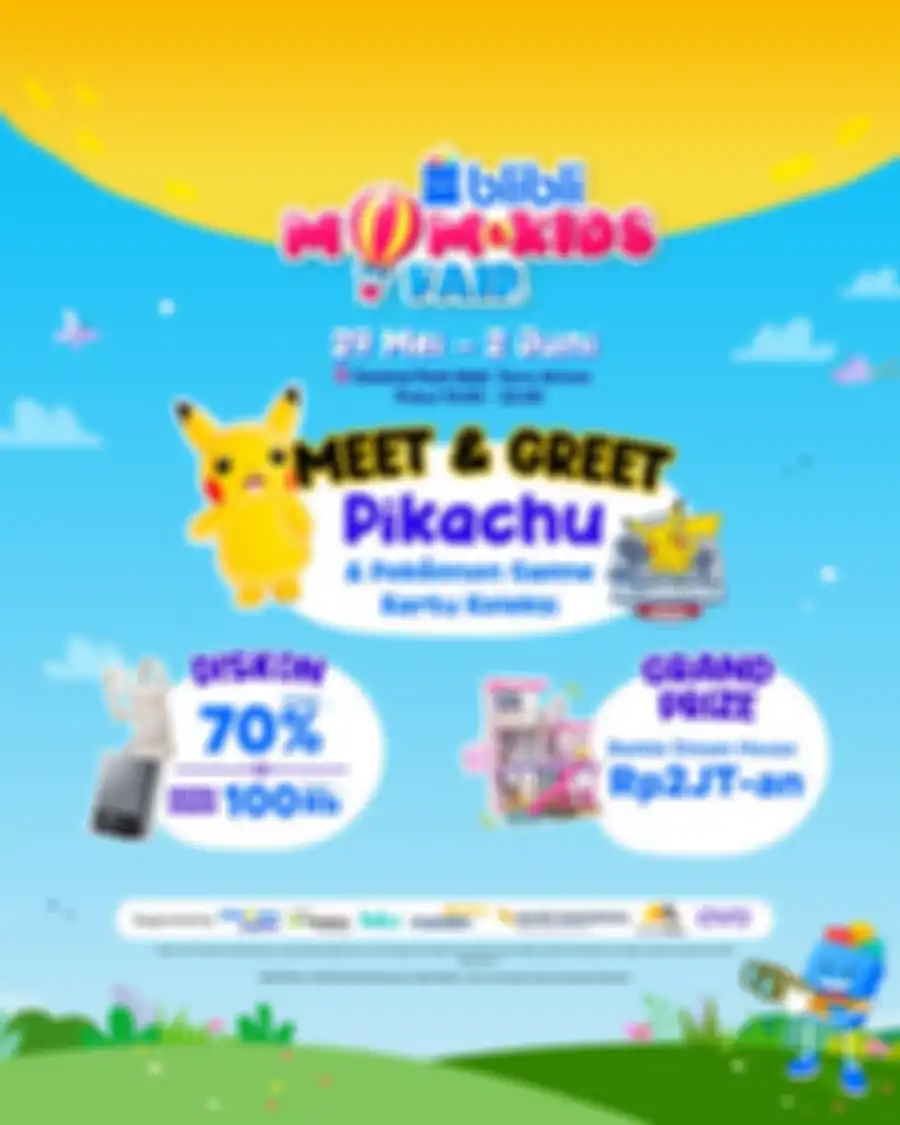 Meet & Greet Pikachu & Pokemon Game Kartu Koleksi di Blibli Mom & Kids Fair