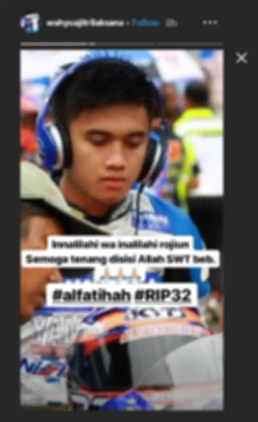 Wahyu Aji berduka atas meninggalnya M Zaki
