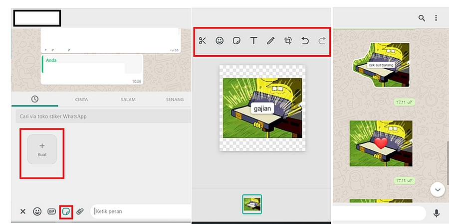 Cara membuat stiker custom di WhatsApp Web