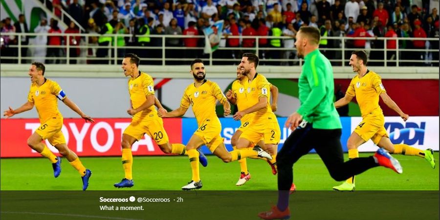 Hasil Piala Asia - Menang Adu Penalti, Australia ke Perempat Final