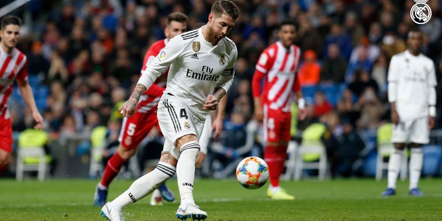 Copa del Rey - Sergio Ramos Bikin Brace, Real Madrid Atasi Girona