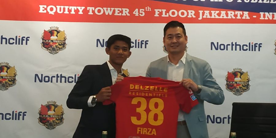 Resmi Gabung Klub Belgia, Firza Andika Kenakan No 38 di AFC Tubize