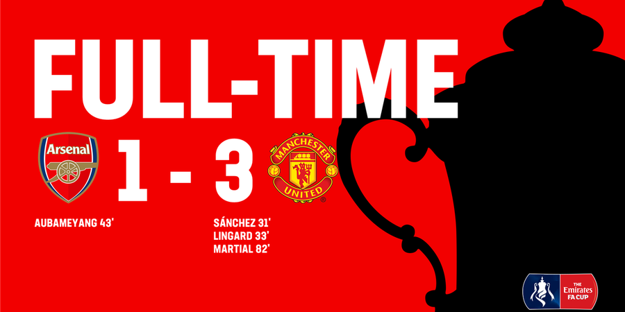 Hasil Piala FA, Man United Menang di Kandang Arsenal