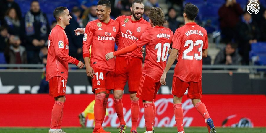 Hasil Liga Spanyol - Drama 6 Gol, Real Madrid Bungkam Espanyol