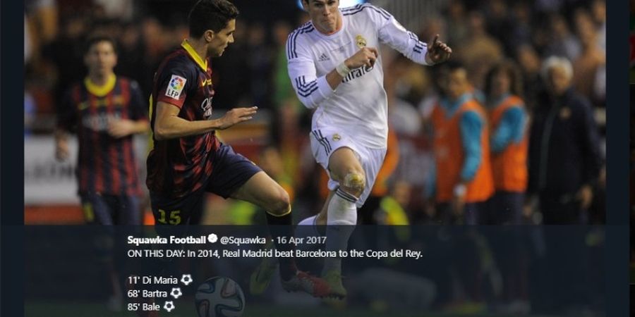 VIDEO - Gol Ajaib Gareth Bale di Laga El Clasico Terakhir Copa del Rey