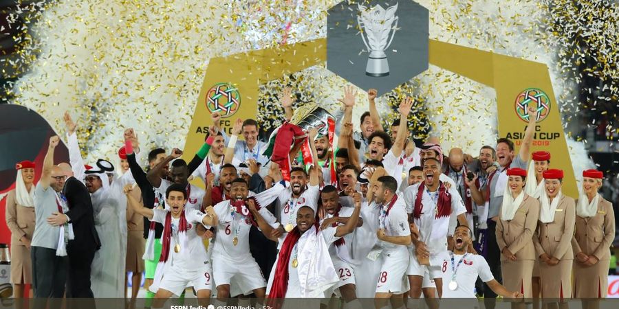 Hasil Final Piala Asia, Timnas Qatar Juara Usai Kalahkan Jepang 3-1