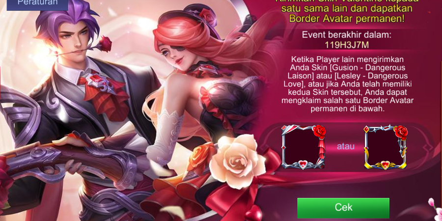 Mobile Legends: Bang Bang Taburkan Hadiah di Hari Kasih Sayang