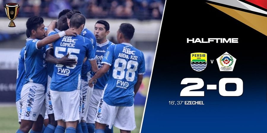 Ezechiel Bintang Persib di Babak Pertama dan Biang Kekalahan Persiwa