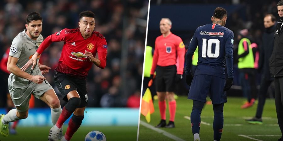 Manchester United Vs PSG, Jesse Lingard Senang jika Neymar Tak Cedera