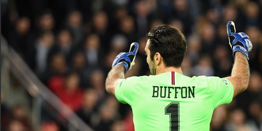 Tua-tua Keladi,  Gianluigi Buffon Catatkan Rekor di Liga Champions