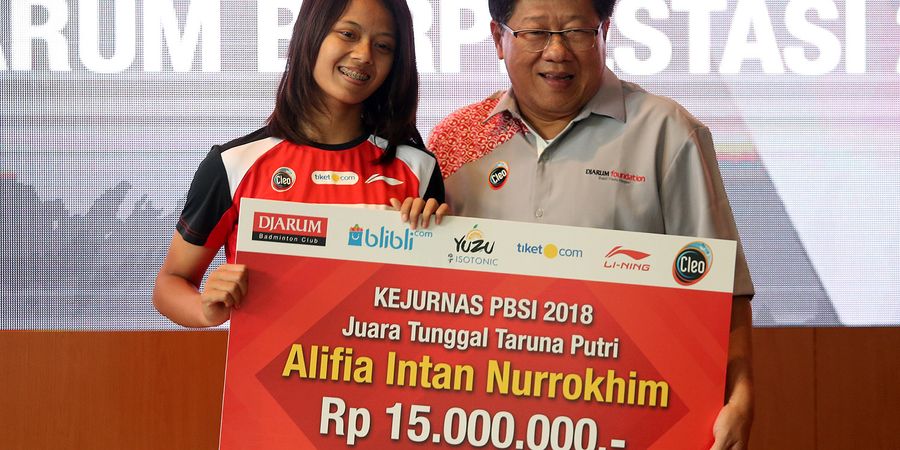 Djarum Foundation Beri Bonus untuk Atlet Muda Berprestasi PB Djarum