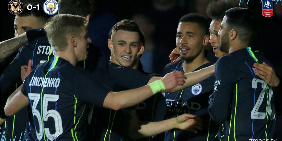 Hasil Piala FA - Anak Ajaib Inggris Cetak 2 Gol, Manchester City Lolos