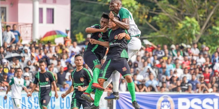 Sempat Tertahan, Persebaya Akhirnya Pesta Gol ke Gawang Persidago