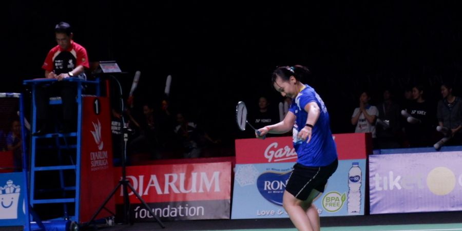 Djarum Superliga Badminton 2019 -  Gabriela Moningka Sudah Siapkan Selebrasi Saat Menang di Partai Penentu