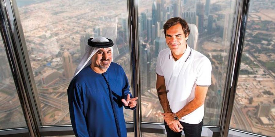 Roger Federer Bidik Gelar ke 100 dengan Mengunjungi Burj Khalifa