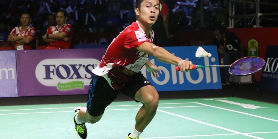 Posisi Tunggal Pertama di Musica Jadi Bekal Anthony pada All England