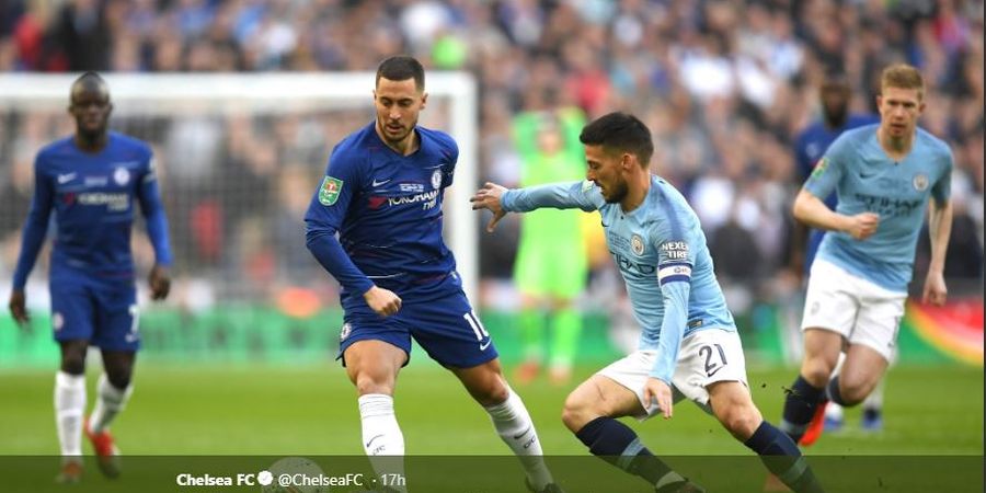 Menawan di Final Piala Liga Inggris, Eden Hazard Pantas ke Real Madrid