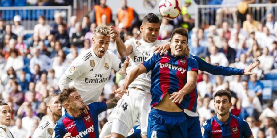 Susunan Pemain Levante Vs Real Madrid - El Real Dihantui Kekalahan