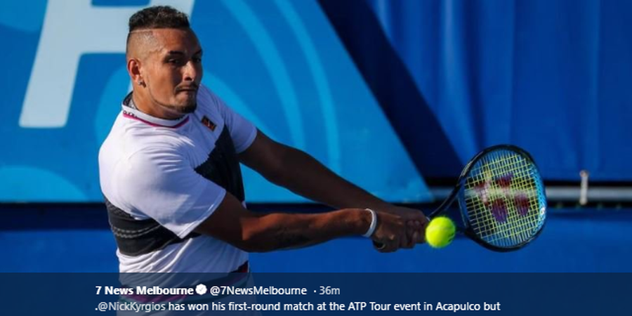 Kerap Luapkan Emosi, Nick Kyrgios Dilarang Tanding Selama 16 Pekan