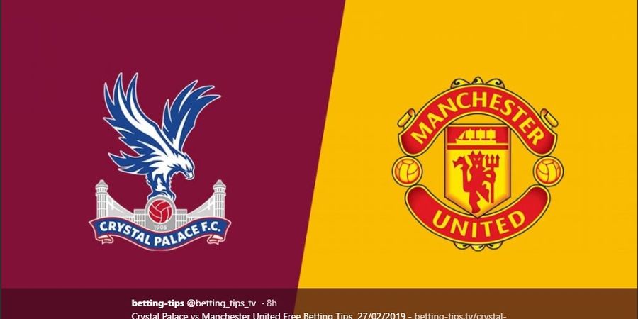 Susunan Pemain Crystal Palace Vs Man United - Misi Tembus Empat Besar