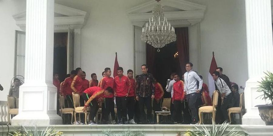 Beragam Permintaan Pemain Timnas U-22 Indonesia kepada Presiden, Jokowi: Cari Kesempatan