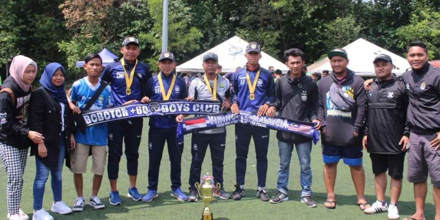 Akademi Persib Main di Negeri Jiran, Bobotoh Ini Salurkan Dukungan