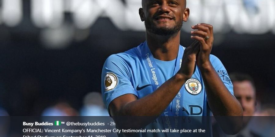 Tinggalkan Manchester City, Vincent Kompany Jadi Pemain-Pelatih Anderlecht