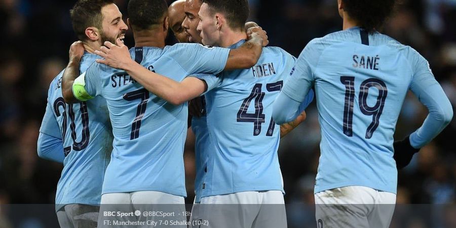 Daftar Kemenangan Terbesar di Liga Champions, Man City Masuk Rekor